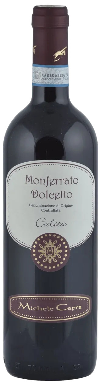 Bottiglia di Monferrato Dolcetto DOC Michele Capra
